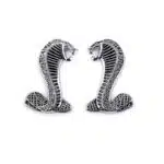 آرم فلزی موستانگ شلبی کوچک استیل ۲ عدد