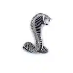 آرم فلزی موستانگ شلبی کوچک استیل ۲ عدد