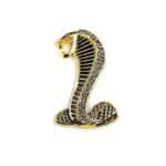 آرم فلزی موستانگ شلبی کوچک طلایی ۲ عدد