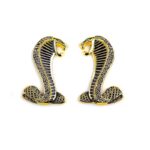 آرم فلزی موستانگ شلبی کوچک طلایی ۲ عدد