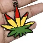 جاسوییچی سرکلیدی فلزی طرح برگ