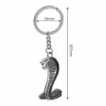 جاسوییچی سرکلیدی فلزی موستانگ شلبی استیل