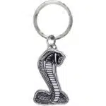 جاسوییچی سرکلیدی فلزی موستانگ مشکی سفید