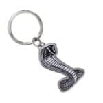 جاسوییچی سرکلیدی فلزی موستانگ مشکی سفید