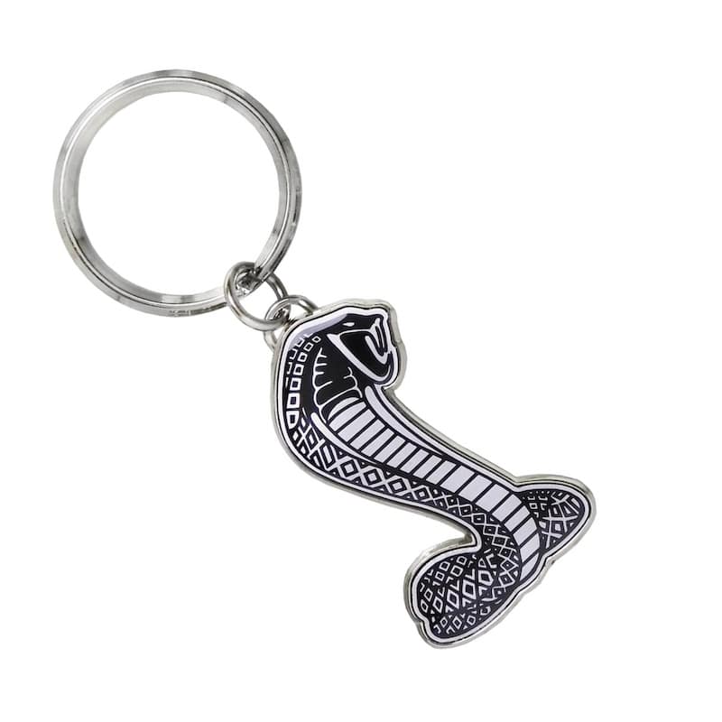 جاسوییچی سرکلیدی فلزی موستانگ مشکی سفید-۱ جاسوییچی سرکلیدی فلزی موستانگ مشکی سفید