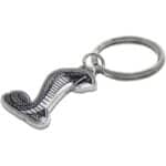 جاسوییچی سرکلیدی فلزی موستانگ مشکی سفید