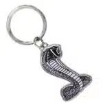 جاسوییچی سرکلیدی فلزی موستانگ مشکی سفید