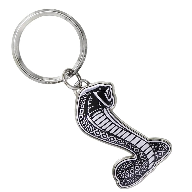 جاسوییچی سرکلیدی فلزی موستانگ مشکی سفید-۴ جاسوییچی سرکلیدی فلزی موستانگ مشکی سفید