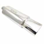 منبع اگزوز MG RACING استیل سر کتابی