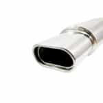 منبع اگزوز MG RACING استیل سر کتابی