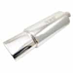 منبع اگزوز MG RACING استیل سر کتابی