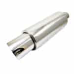 منبع اگزوز MG RACING استیل سر گرد