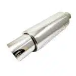 منبع اگزوز MG RACING استیل سر گرد