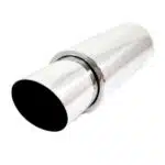 منبع اگزوز MG RACING استیل سر گرد