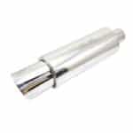 منبع اگزوز MG RACING استیل سر گرد