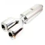 منبع اگزوز دولول استیل WRC MONSTER