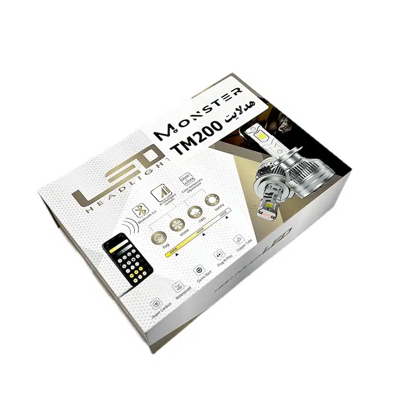 هدلایت TM200 تغییر رنگ با اپ موبایل ۱۰۰ وات برند مانستر-۱پ۱۰ هدلایت TM200 تغییر رنگ با اپ موبایل ۱۰۰ وات برند مانستر