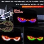 دمون آیز چشم خشمگین LED سایز ۱۲ در ۳۰ سانتی متر