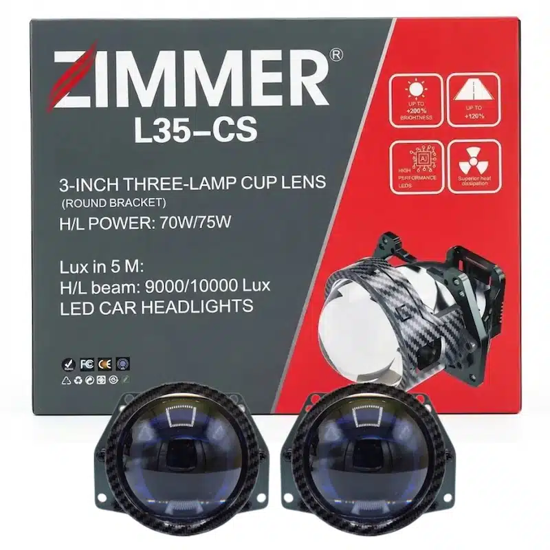 لنز L35-CS زیمر ۳ اینچ ۷۵ وات ۳ چیپ CSP کربن