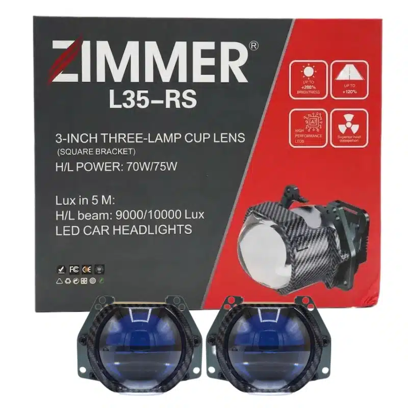 لنز L35-RS زیمر ۳ اینچ ۷۵ وات ۳ چیپ CSP کربن