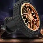 هولدر موبایل مگنتی WARCRAFTMAN طلایی طرح رینگ و لاستیک