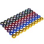 پیچ و واشر رنگی موتور ۱۰ تایی Fender Washers