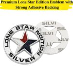 آرم فلزی Lone Star Edition Silver استیل