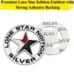 آرم فلزی Lone Star Edition Silver استیل