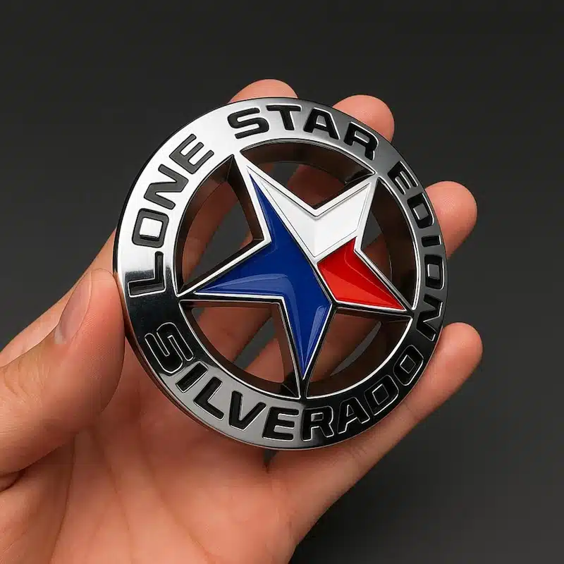 آرم فلزی Lone Star Edition Silver استیل
