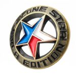 آرم فلزی Lone Star Edition Silver برنزی