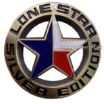 آرم فلزی Lone Star Edition Silver برنزی