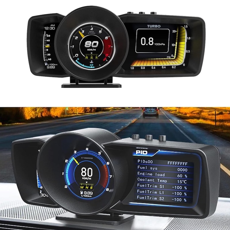 مولتی گیج هدآپ دیسپلی A600 OBD2/GPS