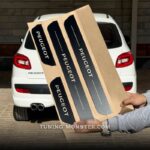 پارکابی شیشه ای مات پژو ۲۰۶ و ۲۰۷ بسته ۴ عددی