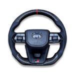 فرمان GR TOYOTA طرح D-CUT کربن