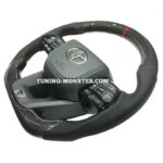فرمان GR TOYOTA طرح D-CUT کربن