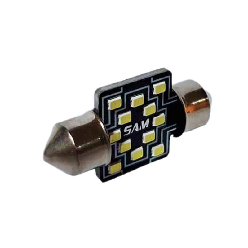 لامپ SMD فشنگی ۱۲ تایی SAM بسته ۲ عددی-1 لامپ SMD فشنگی ۱۲ تایی SAM بسته ۲ عددی