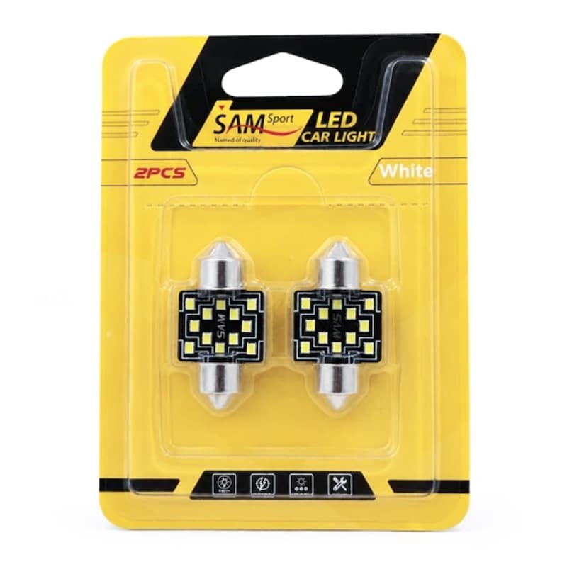 لامپ SMD فشنگی ۱۲ تایی SAM بسته ۲ عددی-2 لامپ SMD فشنگی ۱۲ تایی SAM بسته ۲ عددی
