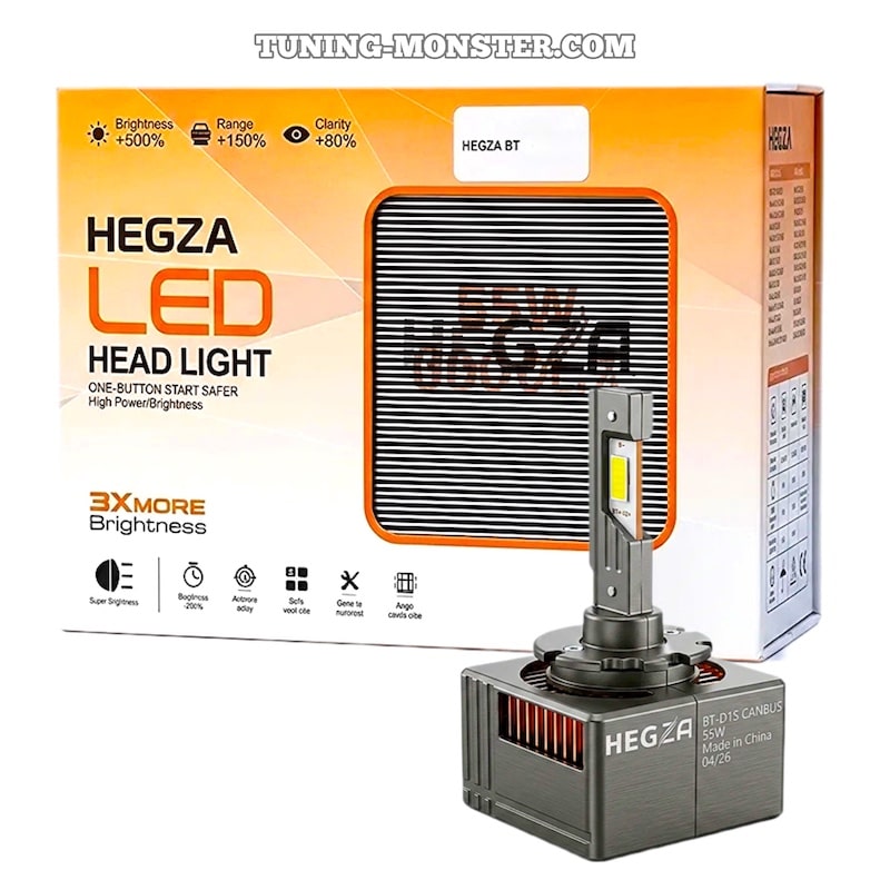 هدلایت D1S هگزا HEGZA سری BT 4300K-4 هدلایت D1S هگزا HEGZA سری BT 4300K