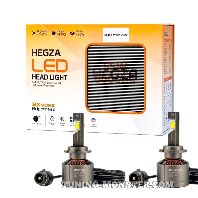 هدلایت D2S هگزا HEGZA سری BT 4300K-3 هدلایت D2S هگزا HEGZA سری BT 4300K