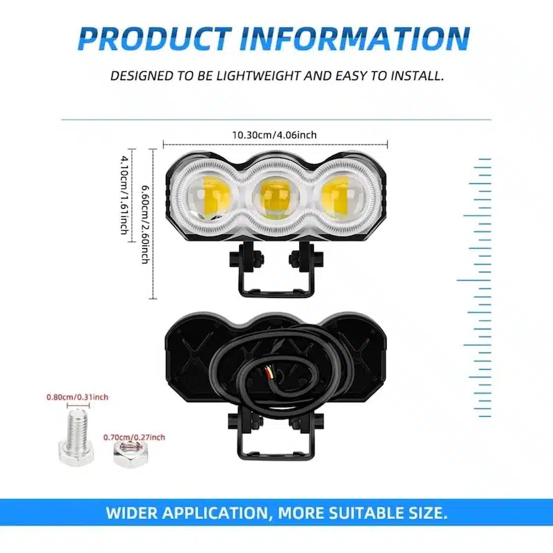 پرژکتور ۳ لنز سفید زرد 30W مانستر RGB-4 پرژکتور ۳ لنز سفید زرد 30W مانستر RGB