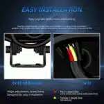 پرژکتور ۳ لنز سفید زرد 30W مانستر RGB