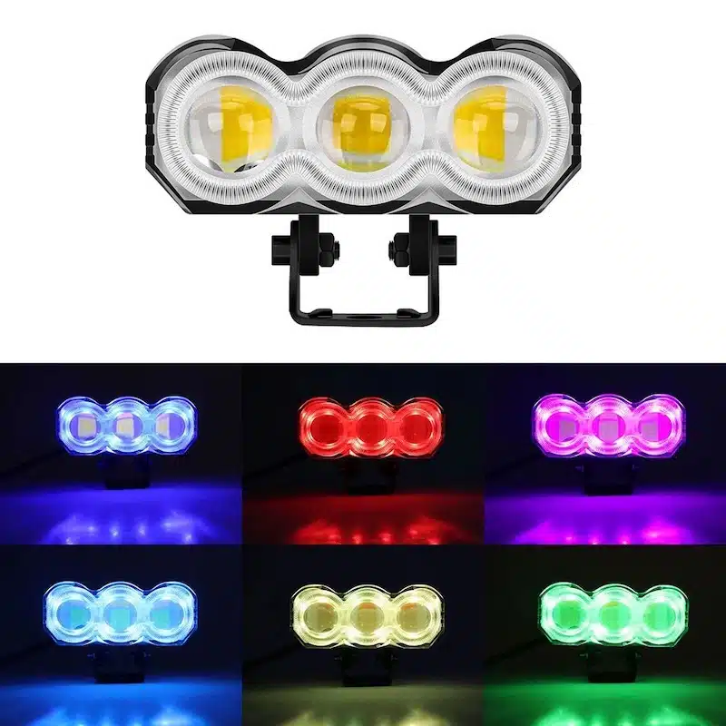 پرژکتور ۳ لنز سفید زرد 30W مانستر RGB پرژکتور ۳ لنز سفید زرد 30W مانستر RGB
