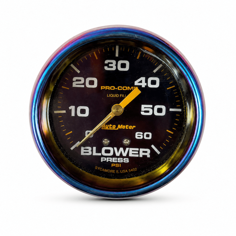 گیج بوست مکانیکی توربو و سوپرشارژر METER اورجینال BLOWER PRESS-3 گیج بوست مکانیکی توربو و سوپرشارژر METER اورجینال BLOWER PRESS
